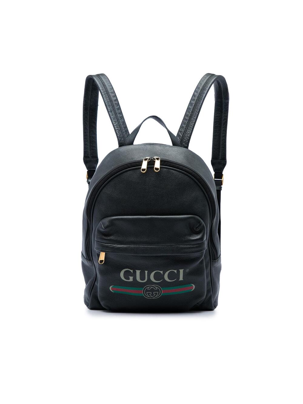 Gucci Leather Logo Backpack Pre-Loved #330641G68B